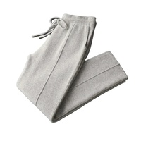 Nouvelle collection Automne/Hiver – Pantalon décontracté pour homme, taille haute, coupe régulière, en polyester/coton imperméable et respirant, tissu peigné lourd 280g, grandes tailles
