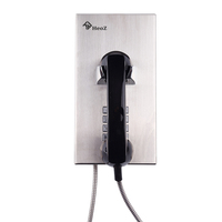 Téléphones publics blindés avec combiné antibruit, résistants aux vandales, pour détenus, bancaires et établissements pénitentiaires