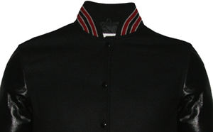 Chaqueta Universitaria Lethermen Personalizada de Invierno, 100% Lana, con Parche Bordado en Chenilla, Chaqueta de Béisbol Lisa para Hombre, Chaqueta Universitaria Letherman - Product Image 4