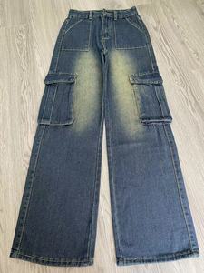 Nuevo diseño 2025, venta al por mayor, Pantalones de mujer, pantalones vaqueros rectos de corte para mujer, pantalones vaqueros de cintura alta, pantalones vaqueros de mujer de alta calidad - Product Image 6