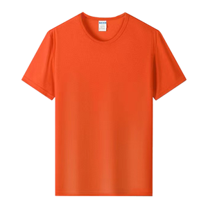 T-shirts de sport pour hommes été 2025, séchage rapide, respirants, 100% coton, manches courtes, tissu tricoté formel - Product Image 5