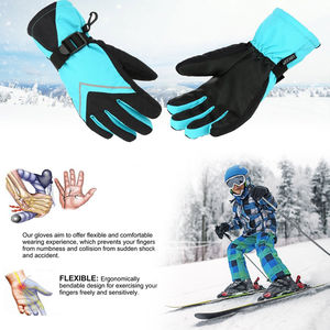 2025 gants de Ski sur mesure conception réfléchissante doublure polaire doigts complets en plein air neige ski snowboard accessoire d'hiver - Product Image 6