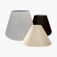 Abat-jour en forme d'empire en tissu moderne minimaliste fait à la main avec taille personnalisée pour un éclairage uniforme et sans dureté