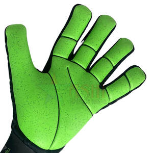 Gants de gardien de but de football en cuir à haute adhérence, ajustement ergonomique, antidérapants, coupe-vent, pour l'extérieur - Product Image 3