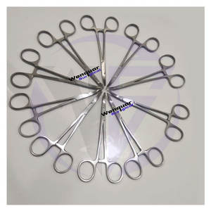 Halsted Curved Mosquito Forceps 5 "Fórceps hemostáticos quirúrgicos Acero inoxidable Reutilizable Herramienta de disección de acero inoxidable - Product Image 1