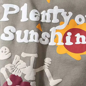 Sudaderas con Capucha de Punto para Mujer, Colores Personalizables, Más Vendidas, con Estampado Puff, Bordado 3D, Transpirables, de Secado Rápido, 100% Algodón - Product Image 3