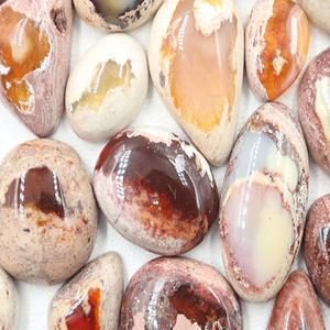 Opale naturelle de qualité supérieure et opale de feu mexicaine, cabochon lisse de formes variées, pierres précieuses en vrac pour la fabrication de bijoux en gros - Product Image 4