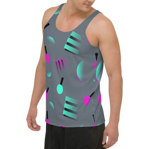 Camiseta sin mangas ligera para hombre para correr Maratón, ropa de entrenamiento transpirable personalizable, Top de punto estilo Streetwear - Product Image 2
