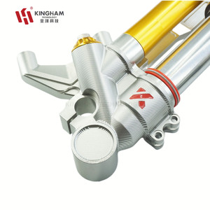 Phuộc trước KINGHAM chính hãng tương thích với Aprilia SR MAX250, điều chỉnh tốc độ cao/thấp, phụ tùng xe máy, hệ thống treo CNC, ODM - Product Image 5