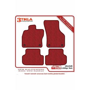 Chevrolet Spark Set tappetino di lusso 2017 2010 rosso