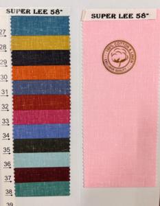 Tissu en coton biologique, lin et jute Super Lee 58, matériau durable pour chemises homme et femme à prix abordable - Product Image 4