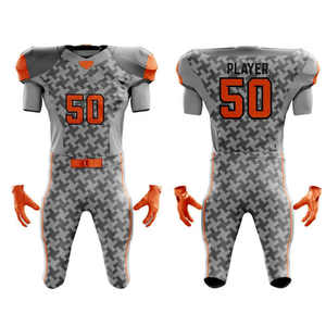 Vente en gros d'uniformes de football américain pour jeunes Conception personnalisée Ensembles de maillots d'entraînement respirants Technique imprimée - Product Image 1