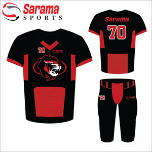 Uniforme Fútbol americano 100% Poliéster Uniforme de sublimación liso Uniforme de fútbol americano Buccaneer en blanco, - Product Image 1