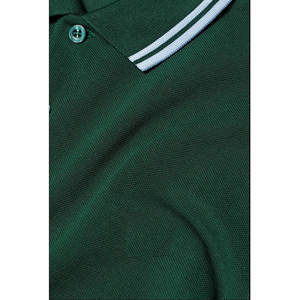 Polo brodé personnalisé pour hommes Col en tissu de coton rayé doux Design manches courtes Fournisseur et fabricant de BD - Product Image 4