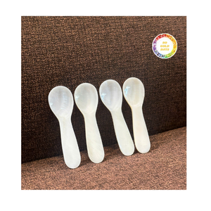 ช้อนไข่มุกสไตล์สัตว์ งานฝีมือทำมือจากเวียดนาม ยอดขายดี เป็นมิตรกับสิ่งแวดล้อม เหมาะสำหรับอาหารระดับพรีเมียม งานฝีมือประณีต ขัดเงาอย่างดี - Product Image 1