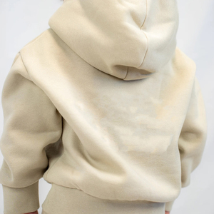 Conjuntos de ropa para niños Ropa de invierno Sólido Logotipo de impresión personalizada Conjunto de Jogger para niños Chándal para niños Ropa informal Cómodo Secado rápido - Product Image 2