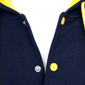 Hot Sale Custom Yellow Black Letterman Men's College Baseball Varsity Bomber Winter Outdoor Baseball Man Coats Jacket <b>For</b> Men - Product Image 3