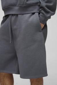 Pantalones cortos transpirables de algodón 100% de alta calidad para hombre, pantalones cortos ligeros de color gris sólido, ropa de chándal informal de hip hop para hombre - Product Image 5