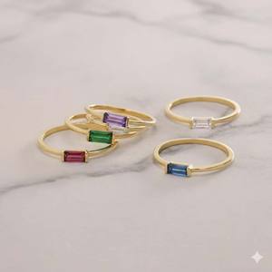 อินเทรนด์3มม. คลาสสิกของเด็กรูปสี่เหลี่ยมผืนผ้าจี้โลหะทองเหลืองหนามเตยเครื่องประดับแฟชั่น - Product Image 6