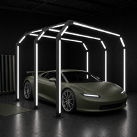 Tunnel lumineux LED à changement de couleur pour éclairage d'inspection de film vinyle et travaux de wrapping automobile, approvisionnement en gros