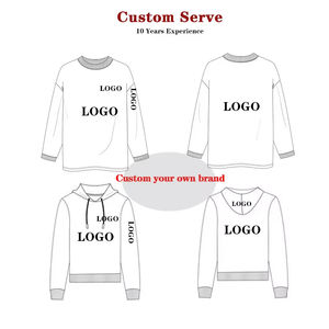 100% coton Jersey pull T-Shirt 305gsm à manches longues surdimensionné haute qualité broderie impression T-shirt pour hommes - Product Image 6