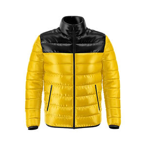 แจ็กเก็ตขนเป็ดสำหรับผู้ชายสีฟ้าพร้อมฮู้ดแจ็คเก็ตระบายอากาศได้ดีเสื้อแจ็คเก็ตขนเป็ดคุณภาพสูง - Product Image 1