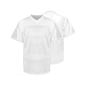 Camiseta de fútbol americano con sublimación personalizada, uniforme de fútbol universitario, camiseta de fútbol de la mejor calidad de Color naranja sólido - Product Image 2