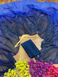 PREMIUIM ผ้าจอร์เจียพิมพ์ดิจิตอล,เสื้อทำงานออกแบบสารีลำดับ - Product Image 5