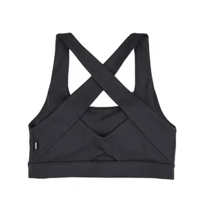 Soutien-gorge de sport croisé pour femmes, respectueux de l'environnement, pour la course à pied, le yoga, le pilates et le fitness. - Product Image 5