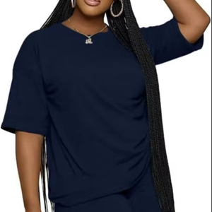 Conjunto Deportivo Informal de Dos Piezas para Mujer, con Capucha, Lavado Ácido, Transpirable, Cintura Elástica para Uso Diario - Product Image 1
