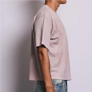 Camisetas Oversize para Hombre, Personalizadas, Corte Cuadrado, Tejido Grueso, Manga Corta, Precio al por Mayor, Camisetas Casuales con Estampado Gráfico - Product Image 2