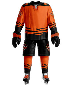 Maillot de hockey réversible personnalisable pour adultes uniforme d'entraînement en gros avec capuche pour hockey sur glace - Product Image 3