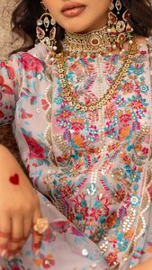 Shalwar Kameez pour femmes en coton et soie de haute qualité, nouveau design pakistanais, robe de fête toutes saisons, prix de gros, indien pakistanais - Product Image 6