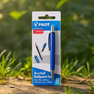 For PILOT Acroball Ballpoint <b>Pen</b> Push-Button Mechanism Blue <b>Refill</b> - Product Image 3