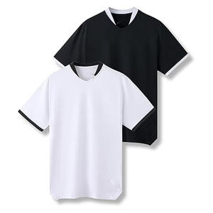 Camisetas de fútbol americano personalizadas. Las camisetas de manga corta con cuello en V cuentan con poliéster ligero y transpirable perfecto para entrenar. - Product Image 1