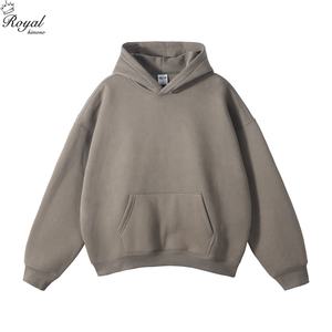 Sweat-shirt unisexe à capuche de qualité supérieure, coupe classique, molleton personnalisé 350g, respirant, avec poche, impression 3D en relief, sweat-shirt pour homme - Product Image 4