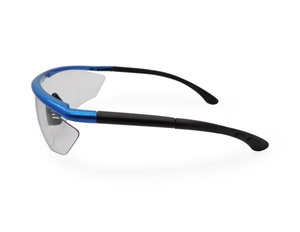 Blue Frame Pickleball <b>glasses</b> Shield Style UV400 Protection Unisex Outdoor Use - Product Image 3
