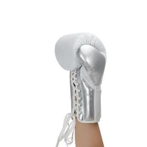 Gants de boxe en cuir véritable de qualité supérieure pour adultes unisexes, fermeture à lacets, entraînement extensible, kickboxing, Muay Thai, MMA, gants de boxe - Product Image 6