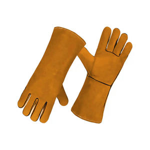 ถุงมือเชื่อมหนัง หนา 7 ออนซ์ ทนทานต่อการฉีกขาด ขนาด 14 นิ้ว สำหรับใช้งานในฤดูใบไม้ผลิ ฤดูใบไม้ร่วง และฤดูหนาว - Product Image 1