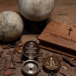 Cadeaux personnalisés pour confirmation Cadeaux de baptême Cadeaux de mari, cadeau de couple, cadeaux de Noël - Product Image 2