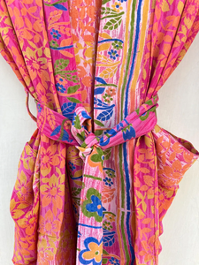 Kimono de seda para Festival, bata cosida a mano, bata Unisex, bata de fiesta - Product Image 2