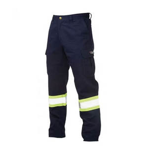 Custom ANSI Class 1 <b>Waterproof</b> Bib Pants Workwear Safety Clothing Fluorescent High-Visibility Construction Factory Outdoor Jobs - Product Image 1