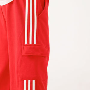 Pantalones de chándal acampanados de forro polar medio para hombre con logo personalizado, estilo casual, holgados, para exteriores, con rayas laterales, estilo hip hop, de corte oversize y holgado. - Product Image 5