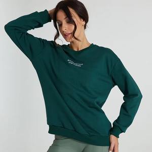 Sudadera de gran tamaño personalizada de alta calidad para mujer, ropa deportiva cómoda para yoga y fitness, Jersey informal para correr - Product Image 6