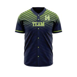 Vente en gros uniforme de baseball double face pour homme, équipe de baseball, maillot de baseball personnalisé imprimé par sublimation - Product Image 1