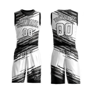 Ensemble d'uniformes de basket-ball de vêtements de sport Uniformes de maillot de course Uniforme de basket-ball réversible pour hommes avec conception par sublimation - Product Image 3