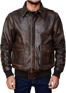 เสื้อแจ็กเก็ตหนังมีซิปสำหรับผู้ชายเสื้อแจ็กเก็ตหนังสำหรับผู้ชายดีไซน์แบบมืออาชีพตามความต้องการออกแบบได้ตามต้องการ - Product Image 5