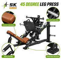 Machine de musculation à charge libre SK Commercial pour centre de fitness, presse à jambes à 45 degrés, vente en gros