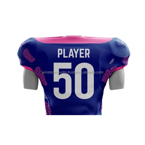 Vente en gros uniforme de football américain personnalisé de qualité unique, nouveau style d'uniforme de football américain à séchage rapide par sublimation - Product Image 1