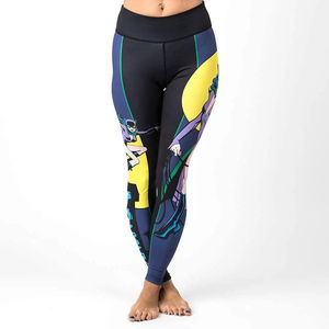 Pantalon de compression unisexe léger pour BJJ MMA avec logo frontal, en Spandex/Polyester 220g, à séchage rapide - Product Image 3